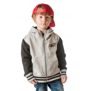 Dragstrip Kids Crew Hoddy - Rocker Monster  (Charcoal-Black)